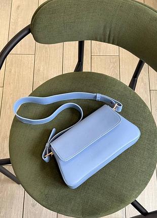 Стильная женская сумка голубая❤️ производство украином