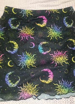 Мини юбка летняя, женская размер s