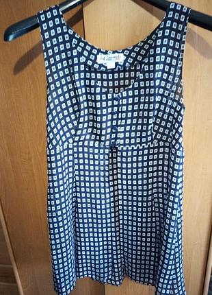 Блузка топ шифон винтаж р 48.летняя