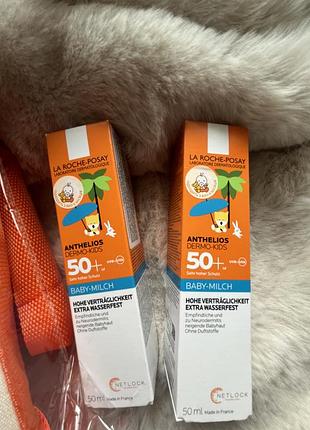 Сонцезахисне молочко для чутливої шкіри від 6+ місяців la roche-posay  lotion
