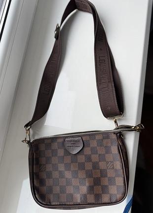 Сумка бананка крос- боді louis vuitton