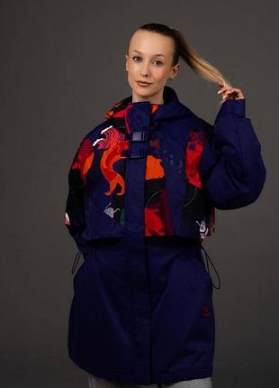 Жіноча парка a adidas women’s cny parka in purple/multi-colour,nike,puma