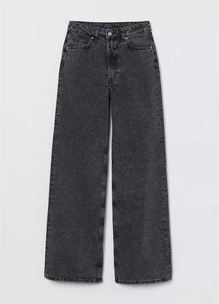 Широкі джинси чорні варені baggy jeans it’s basic