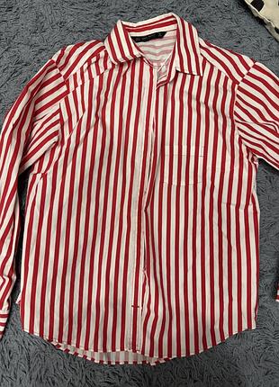 Сорочка zara. у смужку