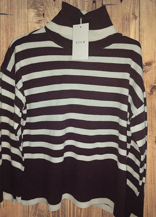 Светр у смужку новий з биркою vila