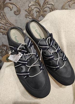 Чоловічі літні сабо шльопанці сандалії із закритим носком германія footflexx