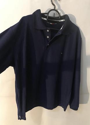 Лонгслив с воротником tommy hilfiger