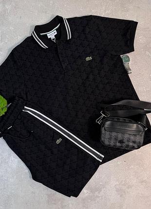Чоловічий комплект футболка та шорти lacoste