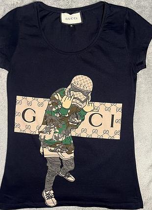Футболка женская размер xs - s gucci в новом состояние