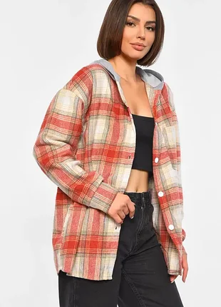 Рубашка теплая с капюшоном