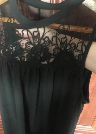 Блуза с кружевом