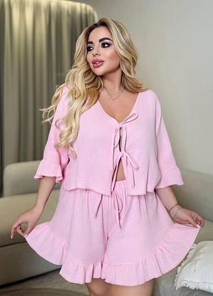 Жіноча муслінова піжама