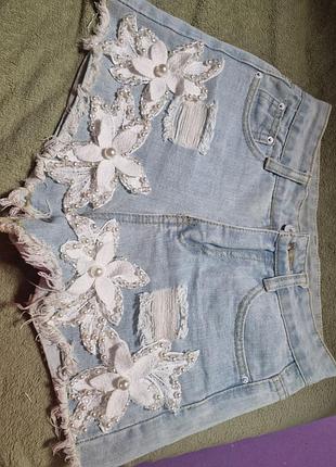 Джинсовые шорты хс