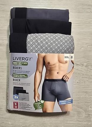 Мужские трусы боксеры xxl, мужественные трусы боксеры livergy нижняя