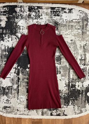 Сукня в дрібну вʼязку