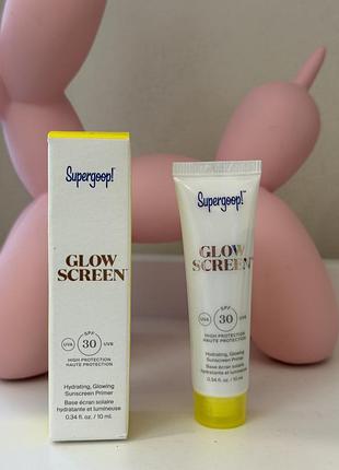 Сонцезахисний крем supergop glow screen sunscreen spf 30