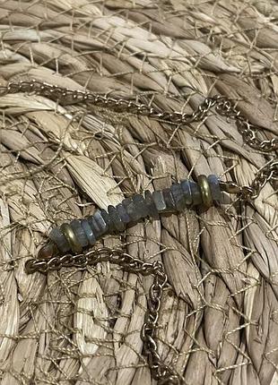 Авторское ожерелье с лабрадором