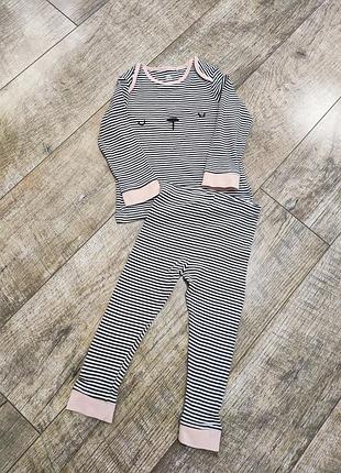 Пижама хлопковая, девочке, f&amp;f, р. 92, 2 года