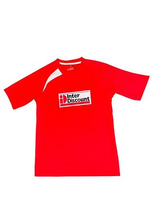 12-14 лет спортивная футбольная красная футболка на мальчика подростка