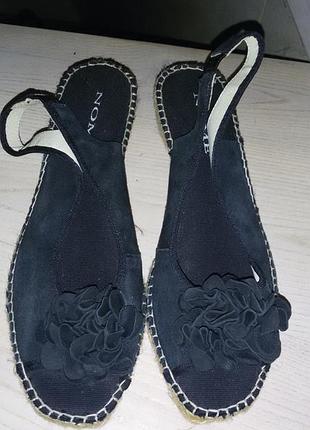 Nome (denmark)- новые замшевые эспадрильи р.38( 24,5 см)