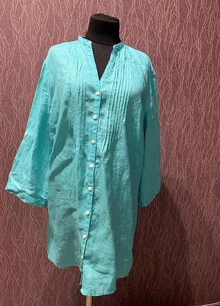 Сорочка блузка туніка з льону
