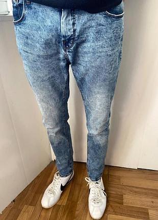 Джинси скіні з ефектом виварки