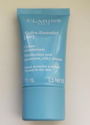 Увлажняющий и укрепляющий дневной крем clarins hydra-essentiel silky cream