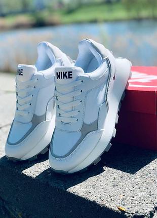 Женские кроссовки nike/ найк/белые летние кроссовки