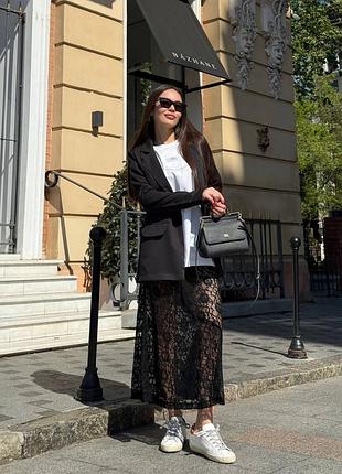 Юбка женская гипюровая