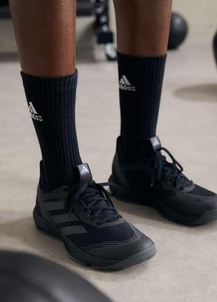 Чоловічі чорні тренувальні кросівки adidas rapidmove adventure trainer 43-44 розмір