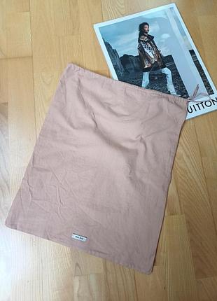 Бежевий пильовик miu miu мішок чохол для зберігання міу Міу