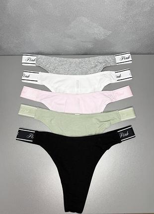 Комплект трусиків стрінгів victoria’s secret