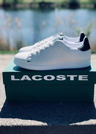 Мужские кроссовки Watch lacoste/ летние белые кроссовки лакоста3 фото