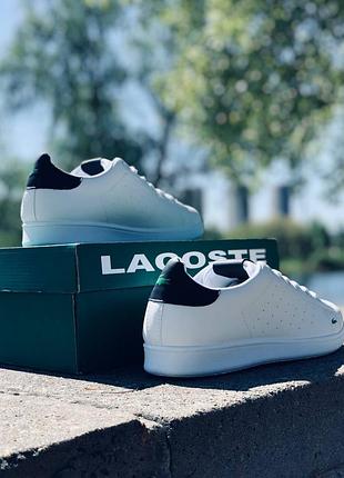 Мужские кроссовки Watch lacoste/ летние белые кроссовки лакоста6 фото