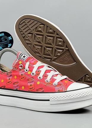 Кеды кроссовки converse platform конверс платформа кеди кросівки 566