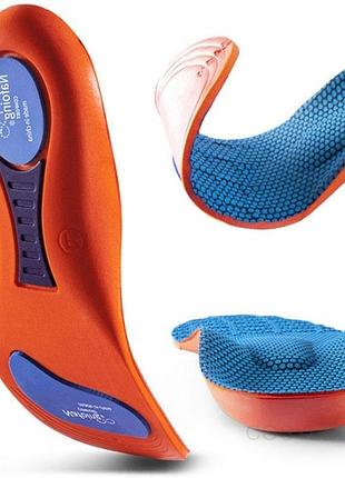 Спортивні устілки для взуття підошва з амортизацією дихаюча подушка 42-45 розмір