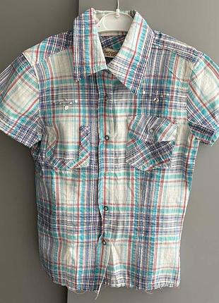 Блуза в клетку 10р, наш 38