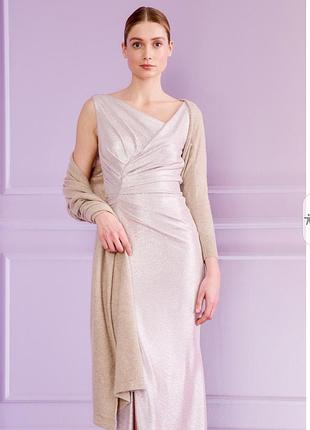 Роскошная кашемировая накидка talbot runhof из коллекции prefall 2025, цвет sand