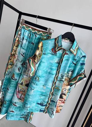 Жіночий люксовий літній костюм zimmеrmаn