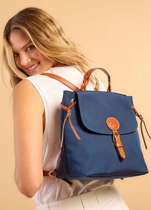 Рюкзак нейлоновий зі шкіряними вставками dooney & bourke