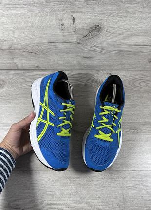 Asics contend 6 оригінал сітка сині жіночі кросівки