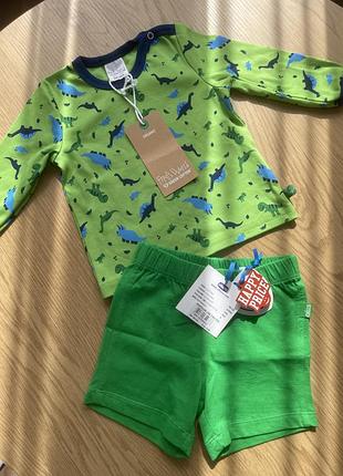 Лонгслів  кофтинка green cotton розмір 3-6 міс, 68