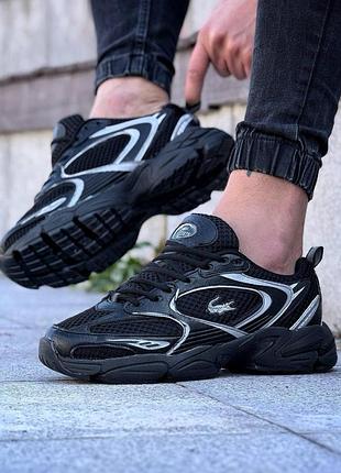 Кросівки літо матеріал сітка/шкіра колір чорний