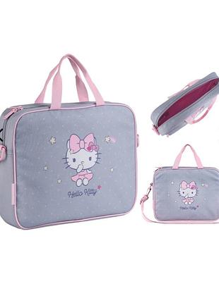 Школьная текстильная сумка kite hello kitty hk25-589-1