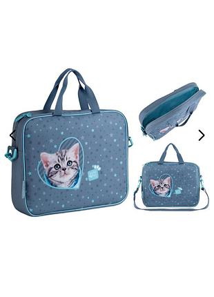 Школьная текстильная сумка kite studio pets sp25-589-2