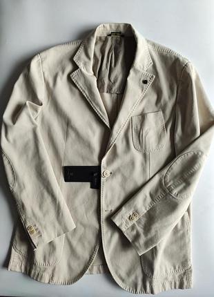 Пиджак massimo dutti бежевый portugal р. eu56