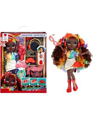 Кукла рейнбоу хай кристалл айрис боа ирис rainbow high creative crystal iris bow