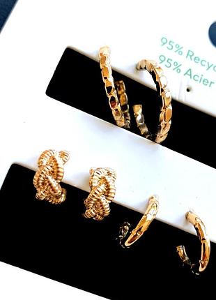 Сережки-пусети h&amp;m