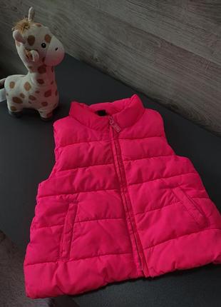 Жилетка яскраво рожева