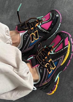 Кроссовки new balance 1906 black multicolor neon nights premium